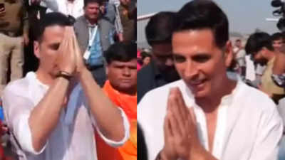 Akshay Kumar toma un salón sagrado en Mahakumbh 2025, alabanza a CM Yogi Adityanath para todos los arreglos - Vea el video