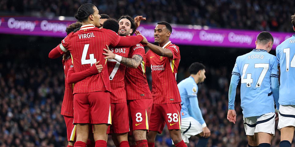 Manchester City vs Liverpool Premier League puntaje en vivo