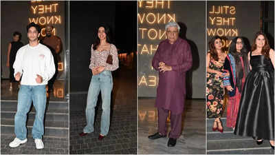 Vedang Raina, Khushi Kapoor, Javed Akhtar, Shabana Azmi y otras celebridades asisten a la proyección de Superboys of Malegaon antes de su lanzamiento