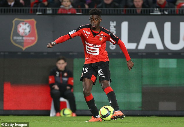 Dembele fue visto como un prodigio en Rennes y luego Dortmund antes de mudarse a Barcelona