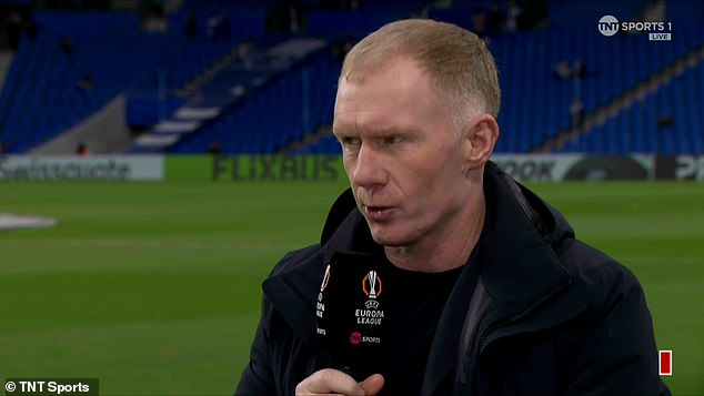 Paul Scholes le dijo a TNT Sport que cree que Amorim necesitará 'Tres o cuatro ventanas' para reconstruir el lado