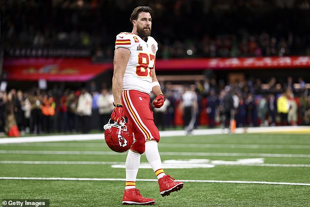 Kelce tuvo problemas en el Super Bowl Lix, atrapando solo cuatro pases para 39 yardas contra Filadelfia