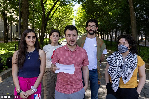 El presidente Trump se jactó del arresto de Khalil el lunes temprano, advirtiendo a los activistas de ideas afines fue 'el primero de muchos en venir' mientras se embarca en su política de deportación masiva