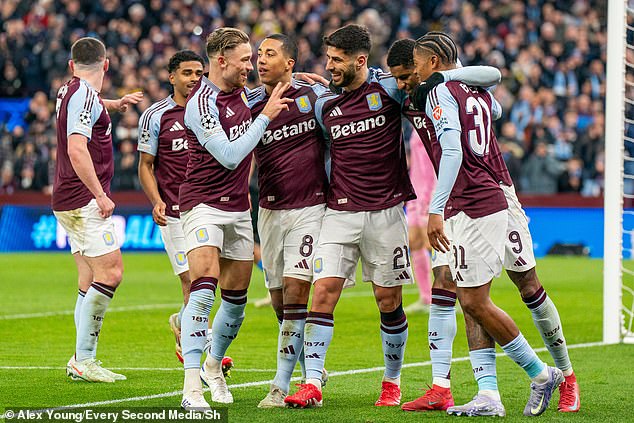 Aston Villa superó el Belga Side Club Brugge 3-0 (6-1 AGG) en la ronda de 16 anoche