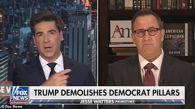 Jesse Watters, una firme presentadora de Fox News pro-Trump, parecía lamentarse extrañamente algunos de los cortes