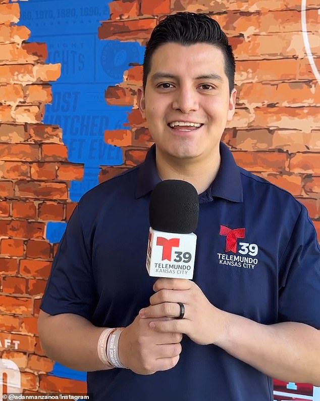 El reportero de Telemundo Kansas City Adan Manzano, de 27 años, fue encontrado muerto en su habitación de hotel