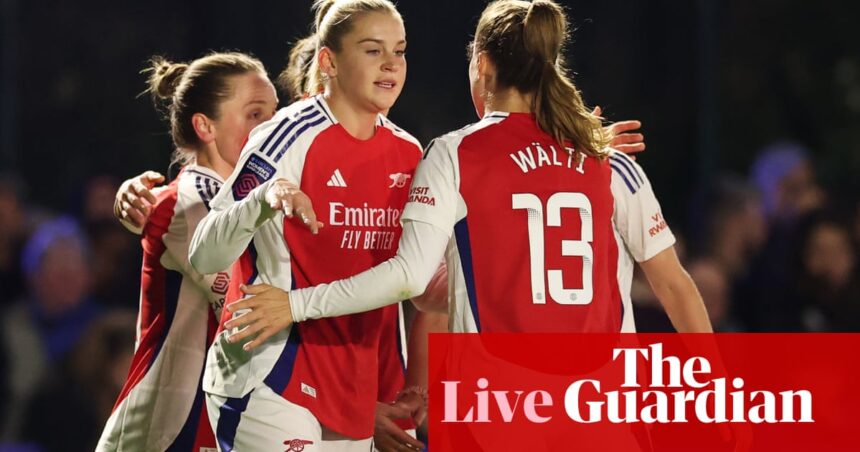 WSL ClockWatch: Everton v Arsenal, Liverpool v Manchester United - Live