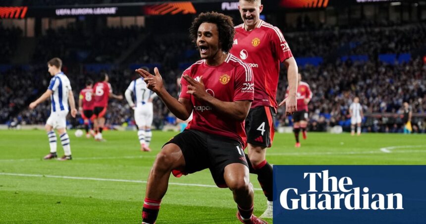 Joshua Zirkzee ayuda al Manchester United a ganar un empate en la Sociedad