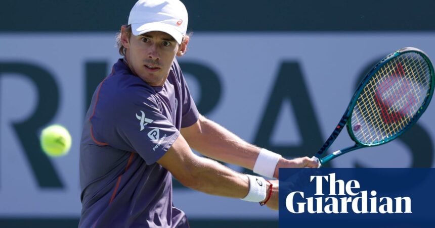 Alex de Minaur dominante en marzo a Indian Wells los últimos 16