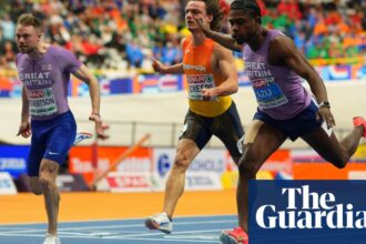 Jeremiah Azu gana el oro europeo interior para Gran Bretaña en 60m de hombres