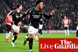 PSV Eindhoven v Arsenal: Champions League los últimos 16, primer partido - Live