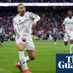 Fútbol europeo: Mbappé en el blanco mientras el Real Madrid se une al Barça en la cima de La Liga