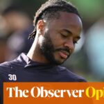 Todo se jugó: Raheem Sterling en sorprendente declive después de alcanzar la fatídica marca 500 | Jonathan Wilson