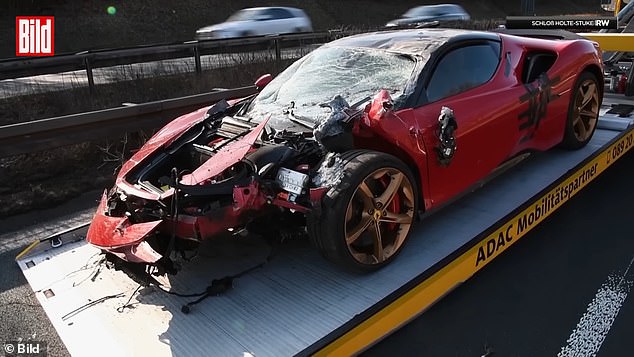 Ferrari Test Drive termina en desastre cuando el comprador de