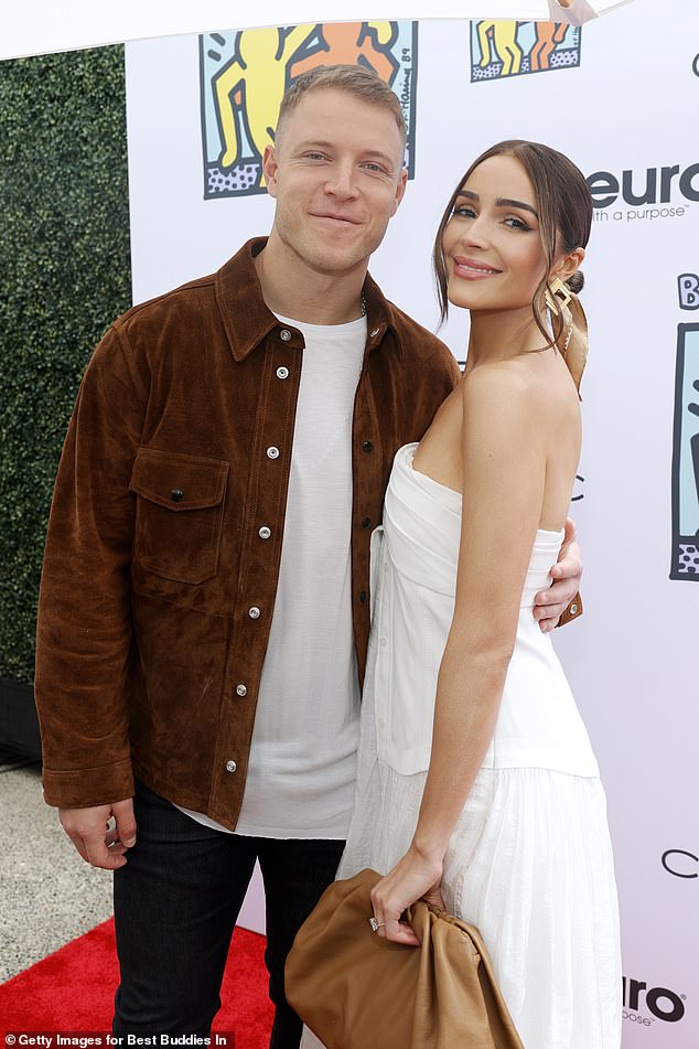 Olivia Culpo esta embarazada el modelo y Christian McCaffrey esperan