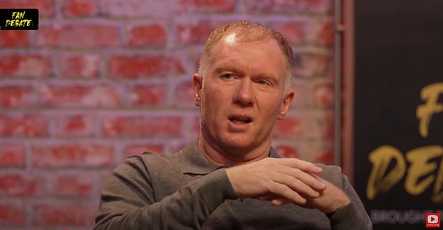 Paul Scholes ha afirmado que el gerente 'frustrado' le dijo a la estrella lesionada 'que estás jugando'