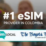 Sim local llamado #1 ESIM Proveedor en Colombia a medida que el turismo internacional continúa creciendo