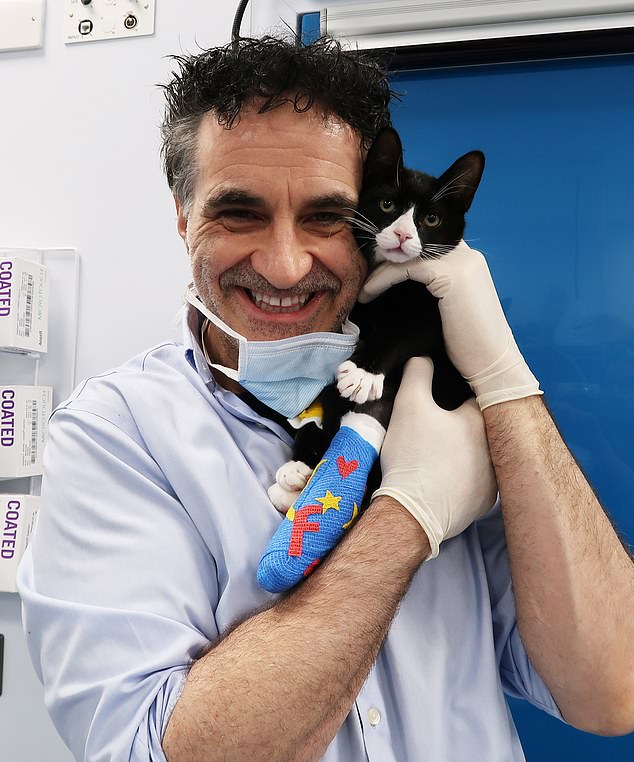 Supervet Noel Fitzpatrick revela el momento de puertas correderas cuando