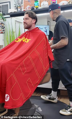 Travis Kelce obtiene un nuevo corte de pelo ya que