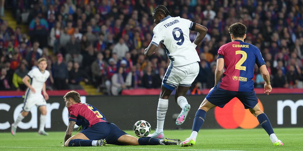 Barcelona vs Inter Milan Liga de Campeones puntaje en