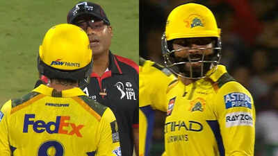 Drama en Bengaluru Jadeja se enfrenta a un arbitro despues