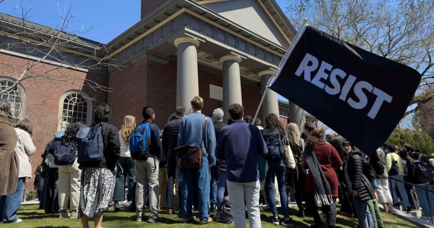 harvard protest